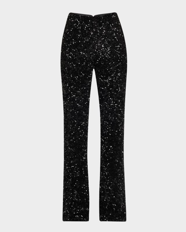 Rmp Sequined Bootcut Pants